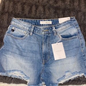 High Rise Denim Shorts size 9